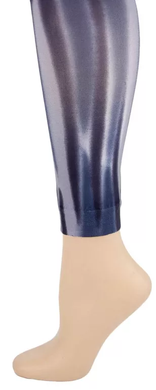 Black Vertical Swope Footless Tights