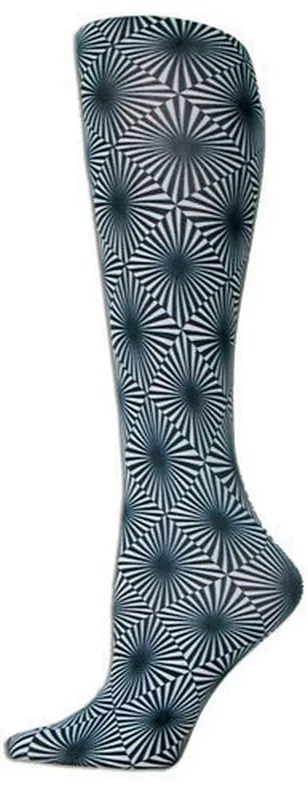 Black/White Optic Trouser Socks