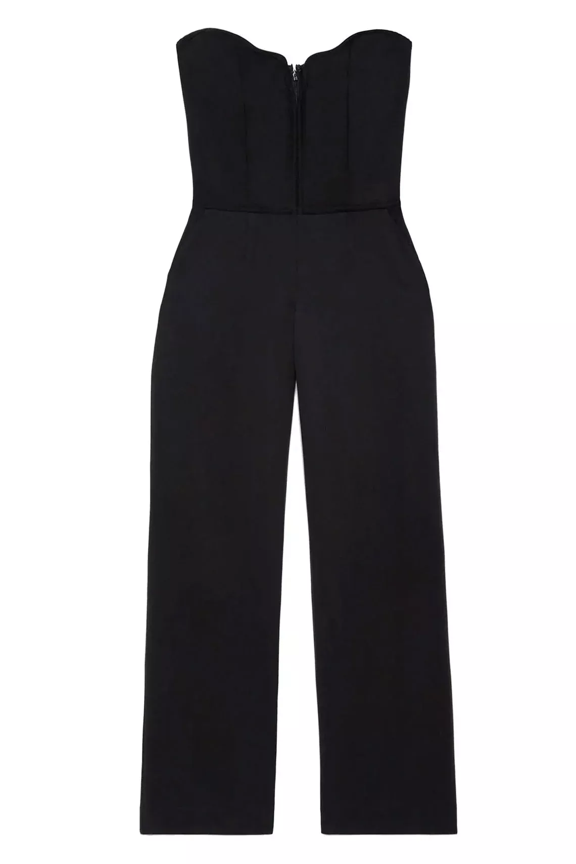 Black Woven Clara Jumpsuit
