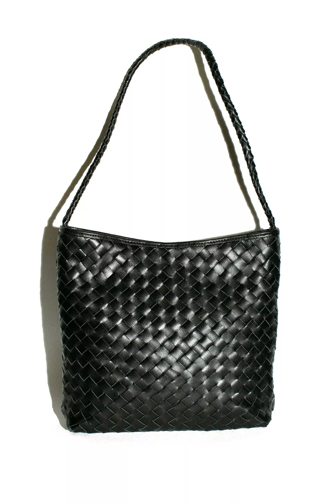 Black Woven Pauline Bag