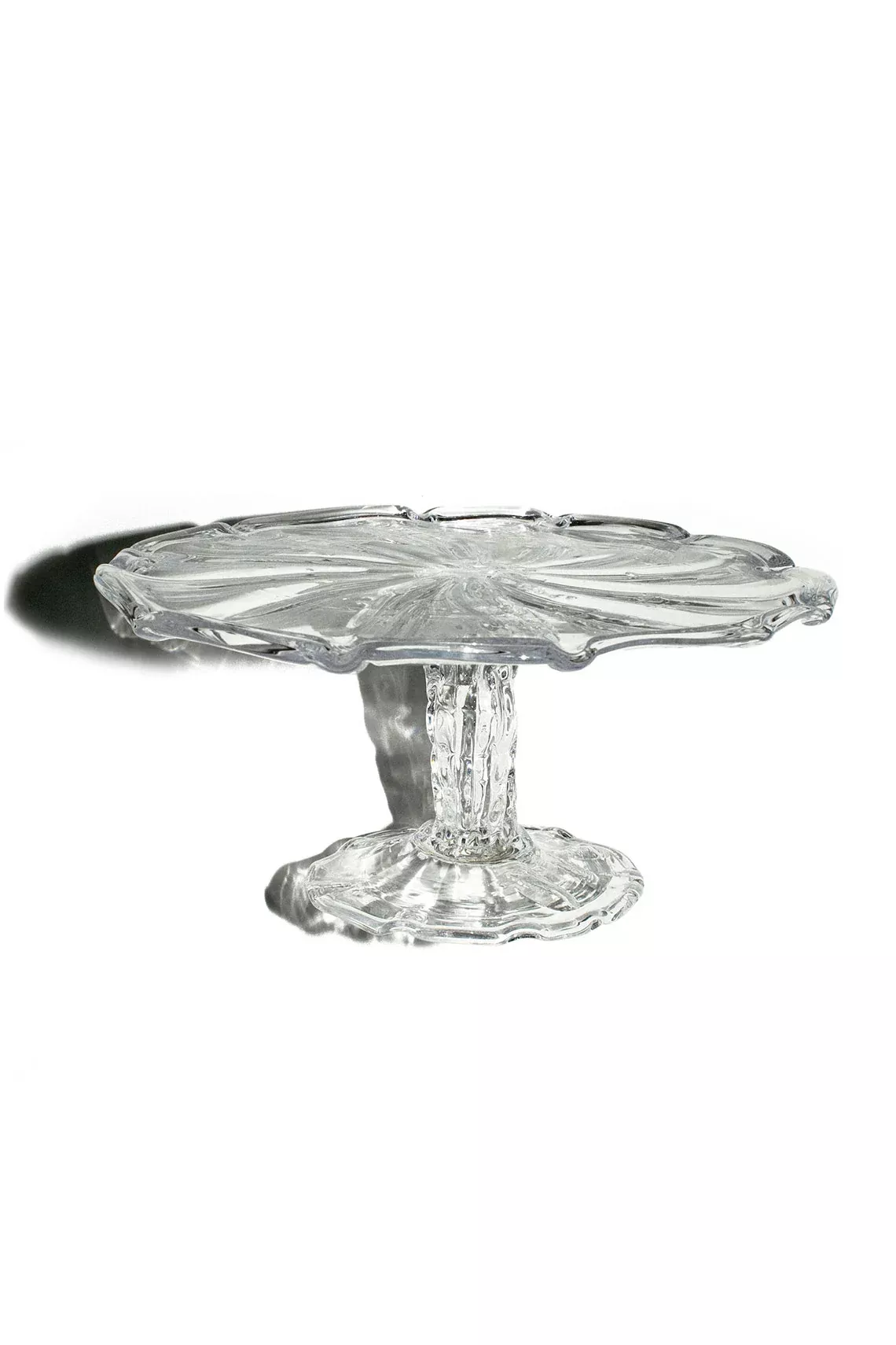 Blown Glass Cake Platter