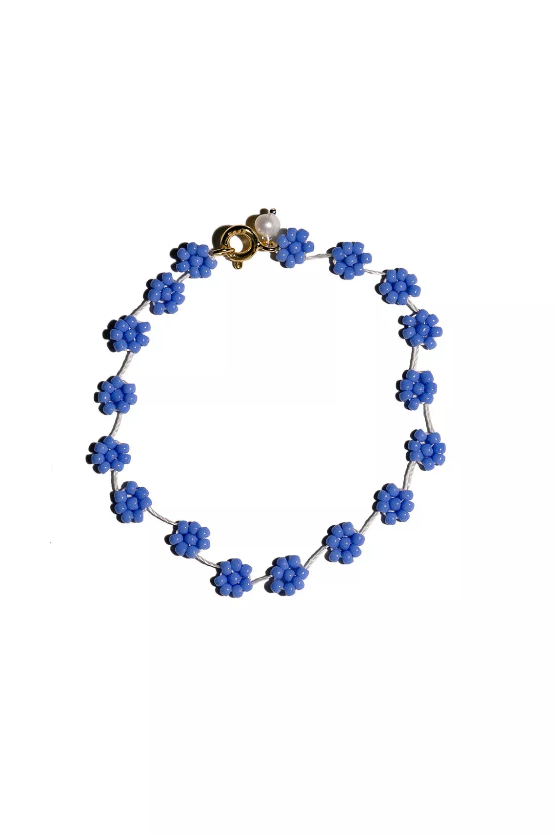 Blue Flower Bracelet