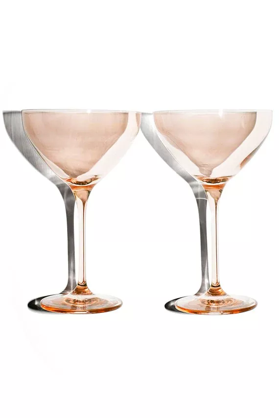 Blush Martini Glass