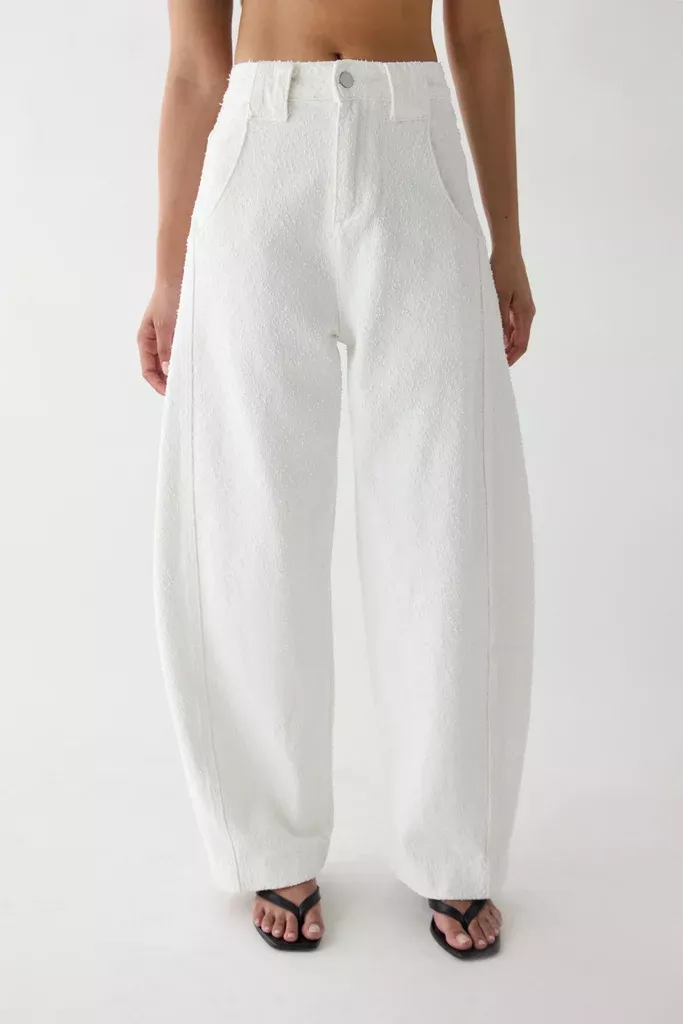 BOUCLE CURVE LEG PANT
