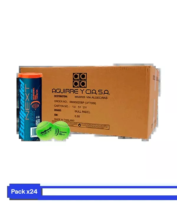 Box BallsBullpadel Next (Pack x24)