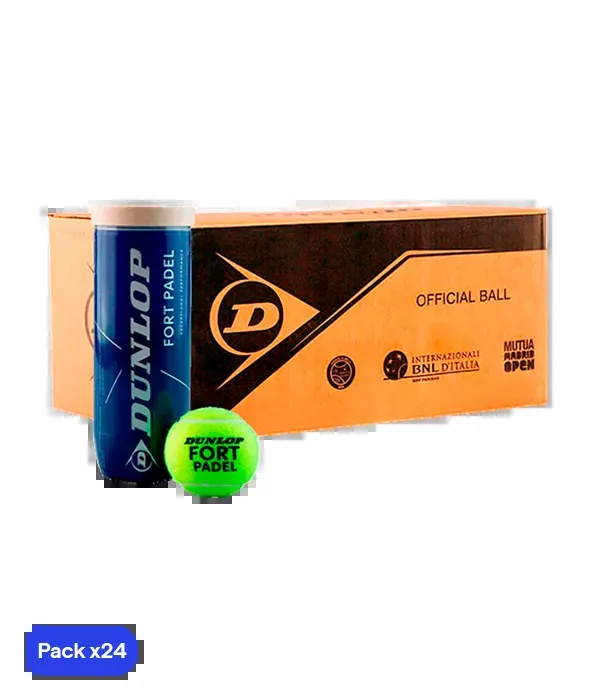 Box BallsDunlop Fort Padel (Pack x24)