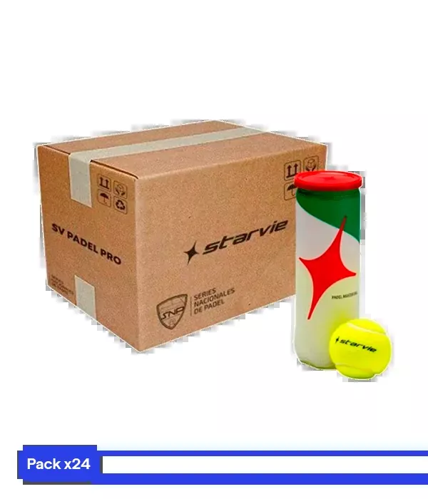 Box BallsStarvie Padel Master (Pack x24)