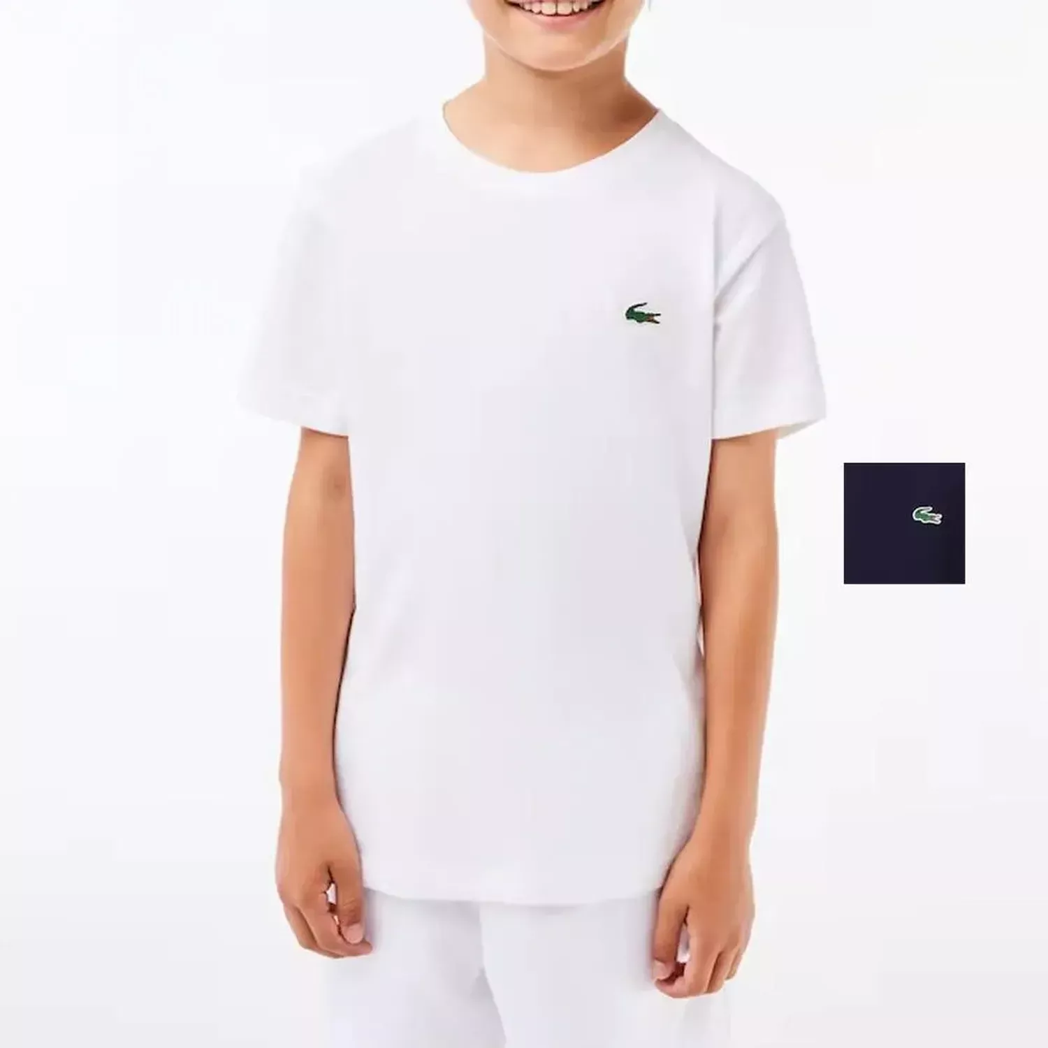 Boys' Breathable Cotton Blend Tennis Jersey