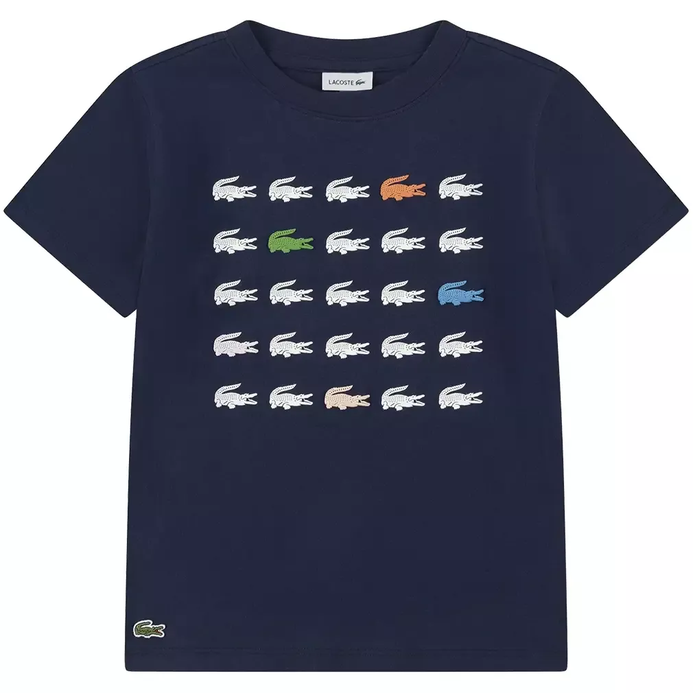 Boys' Croc Grid Tennis Tee