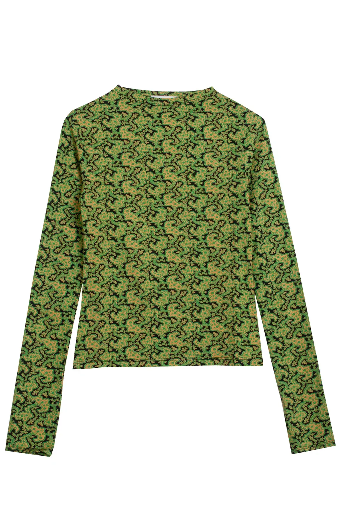 Branches Paisley Green Karlai Top