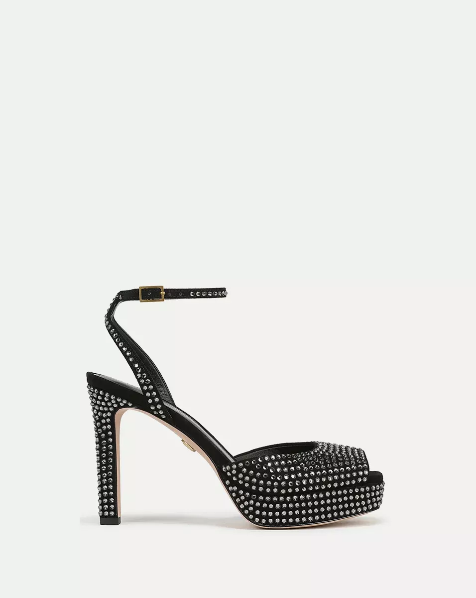 Brianne Crystal Platform Sandal