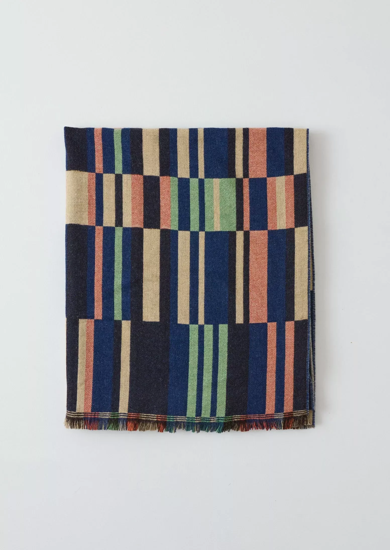 Bristol Weaving Mill Block Stripe Blanket