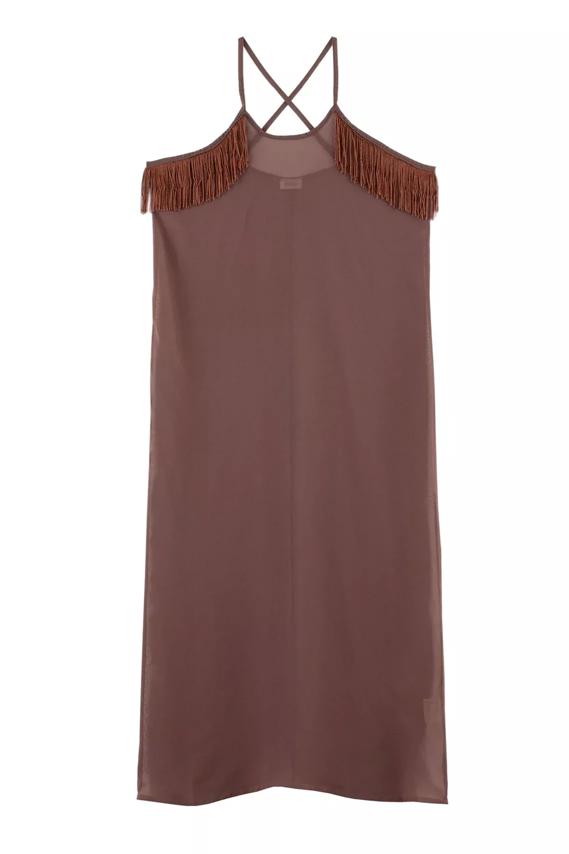 Brown Disa Strap Dress