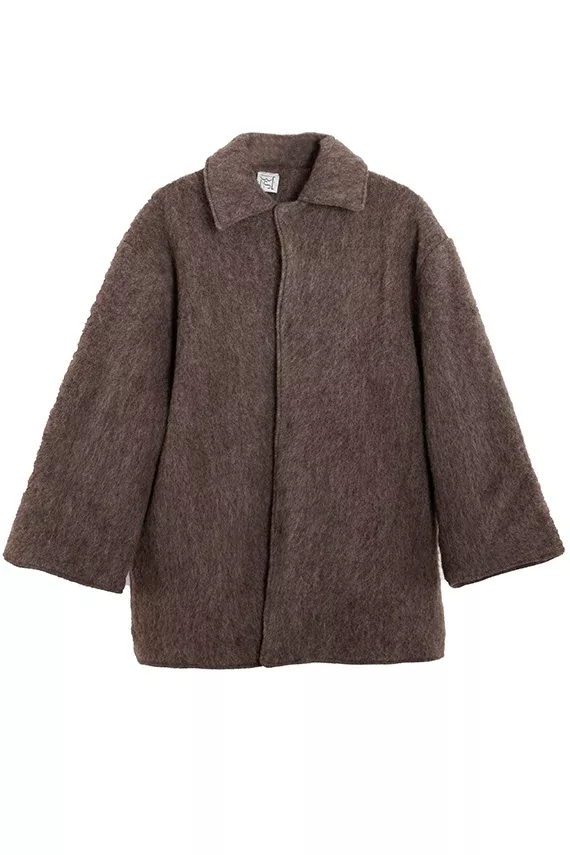 Brown Melange Pyrenees Coat