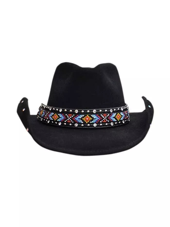 Bullhide Black Bad Axe River Felt Hat Style 0732BL