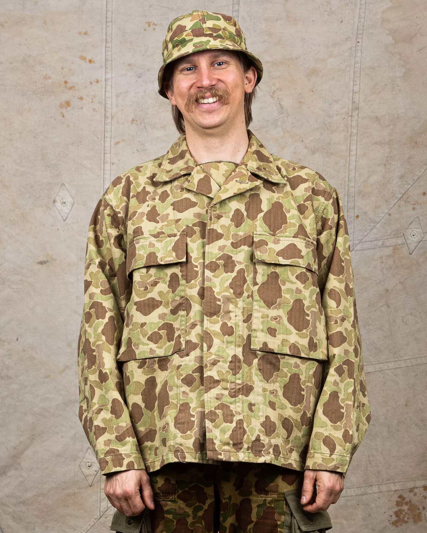 Buzz Rickson's US Army Herringbone Twill Frogskin Camo Jacket