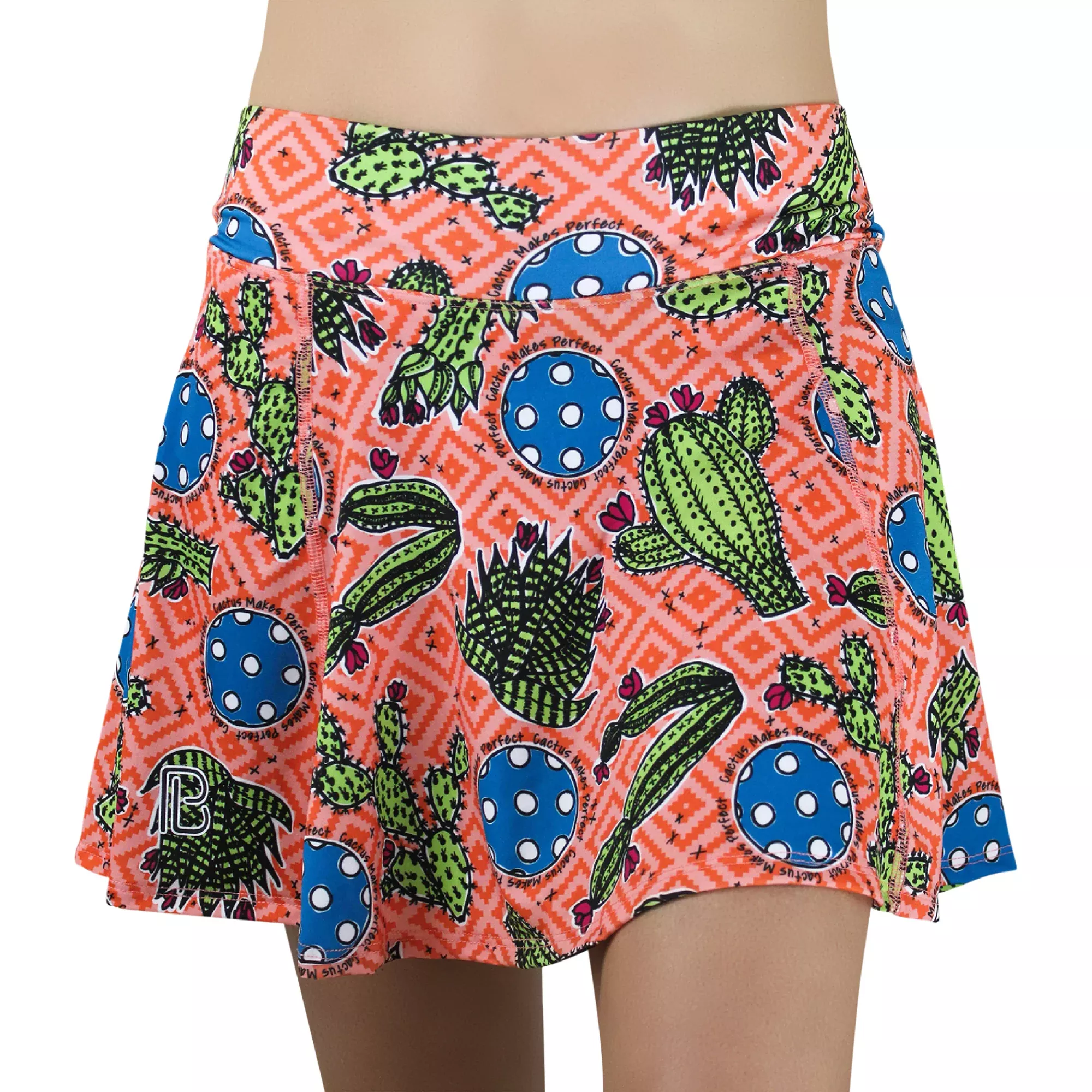 Cactus Makes Perfect 1 A-Line Skort