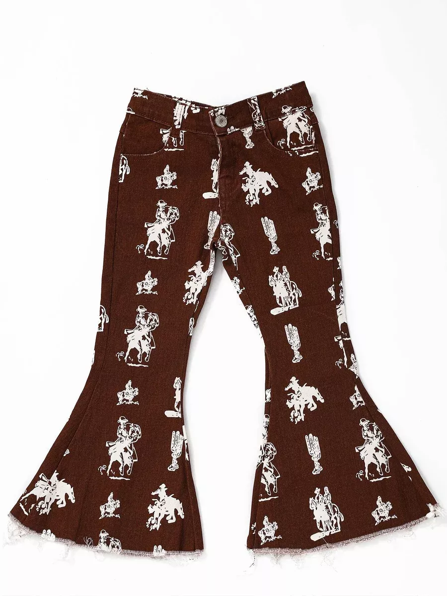 Cactus Rodeo Girls Western Flare Jeans