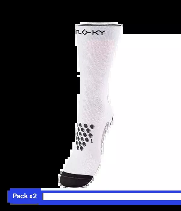 Calcetín de Compresión Floky S-Mash 3D White 2025
