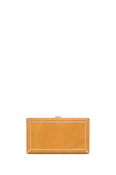 Callas Clutch in Saffron Snakeskin