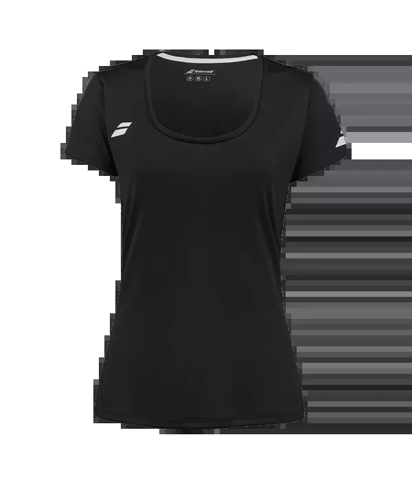 Camiseta Babolat Cap Sleeve Top Mujer Negro