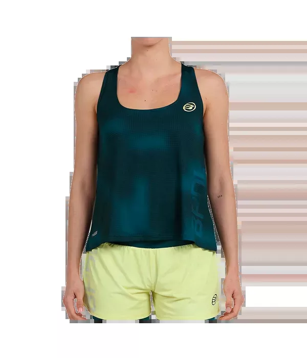 Camiseta Bullpadel Oidio Mujer Verde Pato