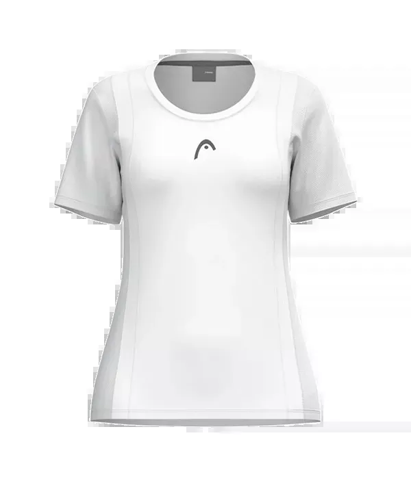 Camiseta HEAD Club 25 Tech Mujer White 2025