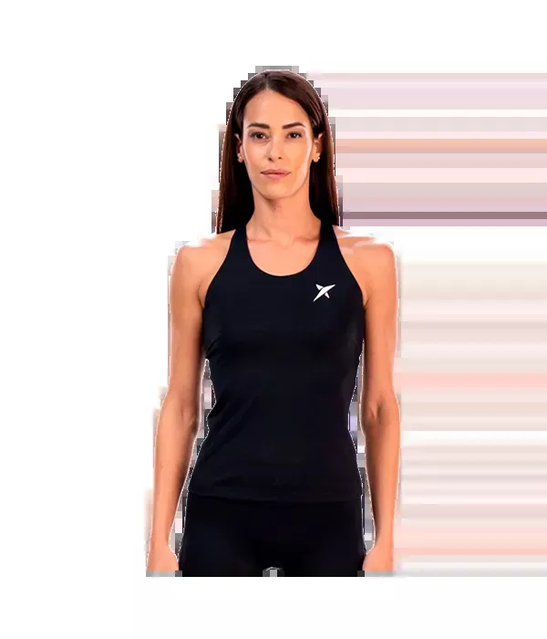 Camiseta Tirantes Drop Shot Perla Negro