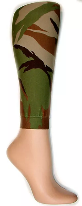 Camouflage Footless Tights