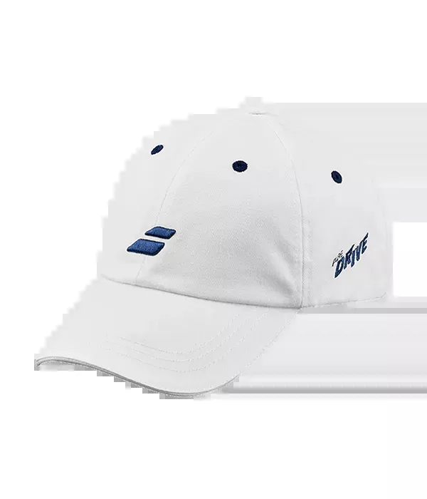 Cap Babolat Drive Cotton Blanco/Azul 2025