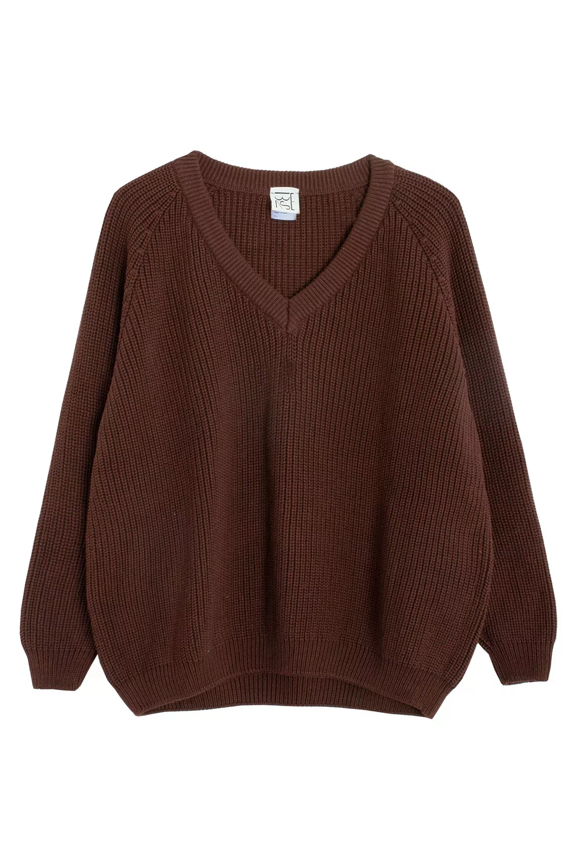 Chess Brown Danube V Neck