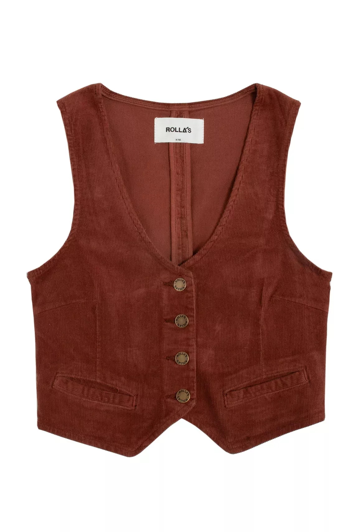 Chestnut Cord Dallas Vest