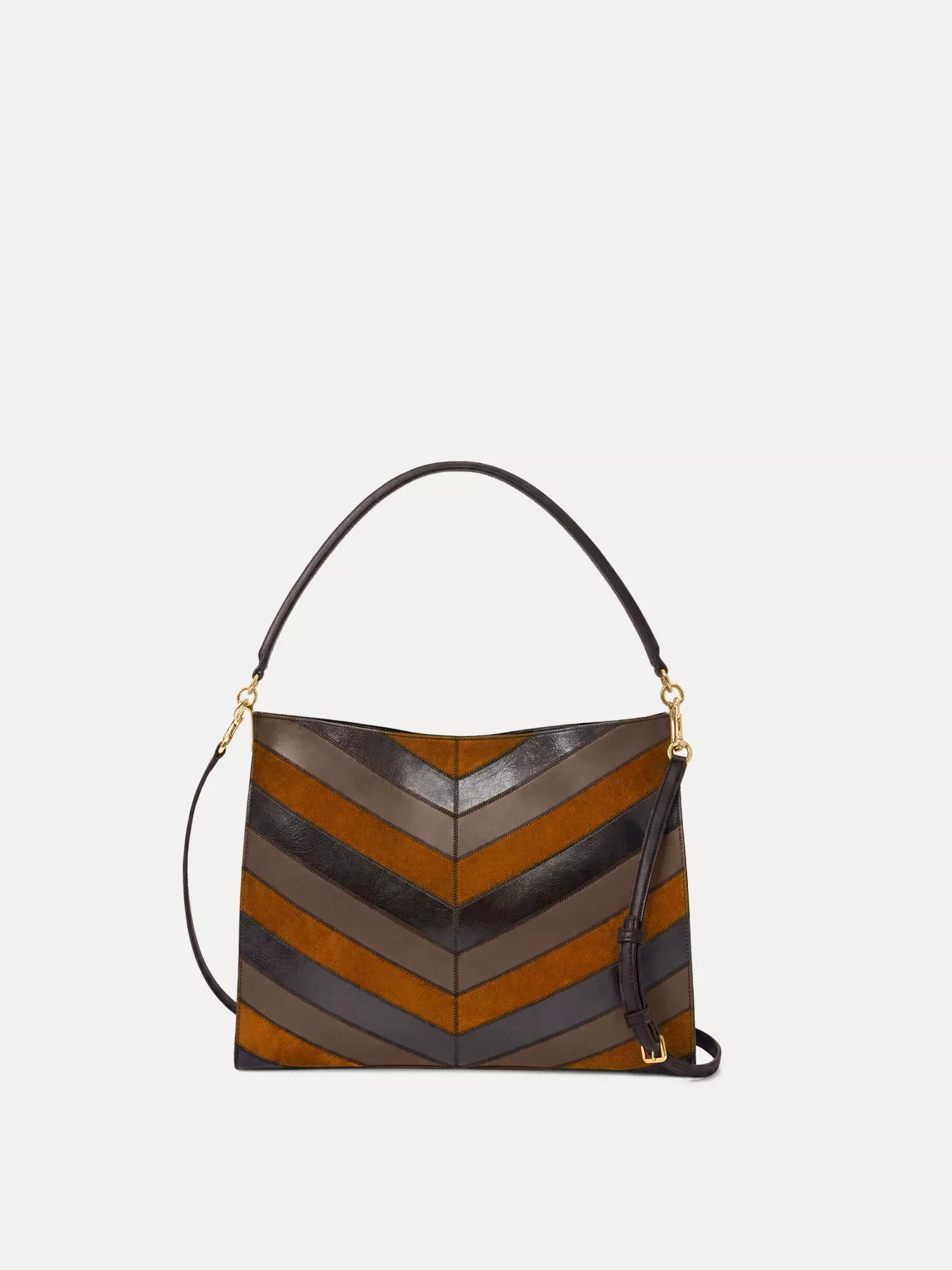 Chevron Vida Shoulder Bag