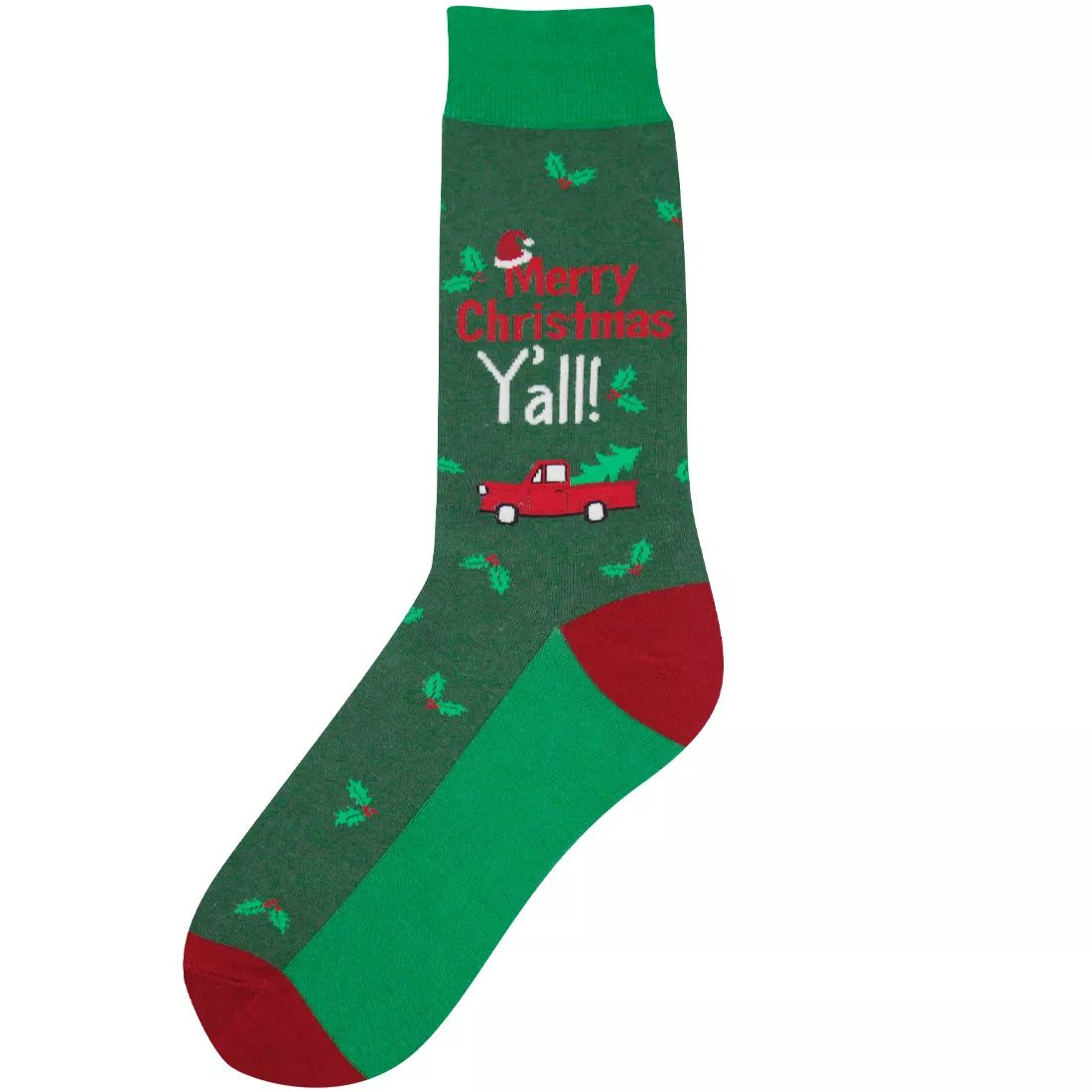 Christmas Y'all Men's Novelty Socks