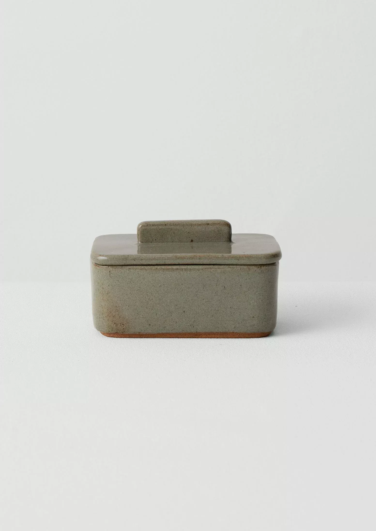 Cisco And The Sun Stoneware Butter Box