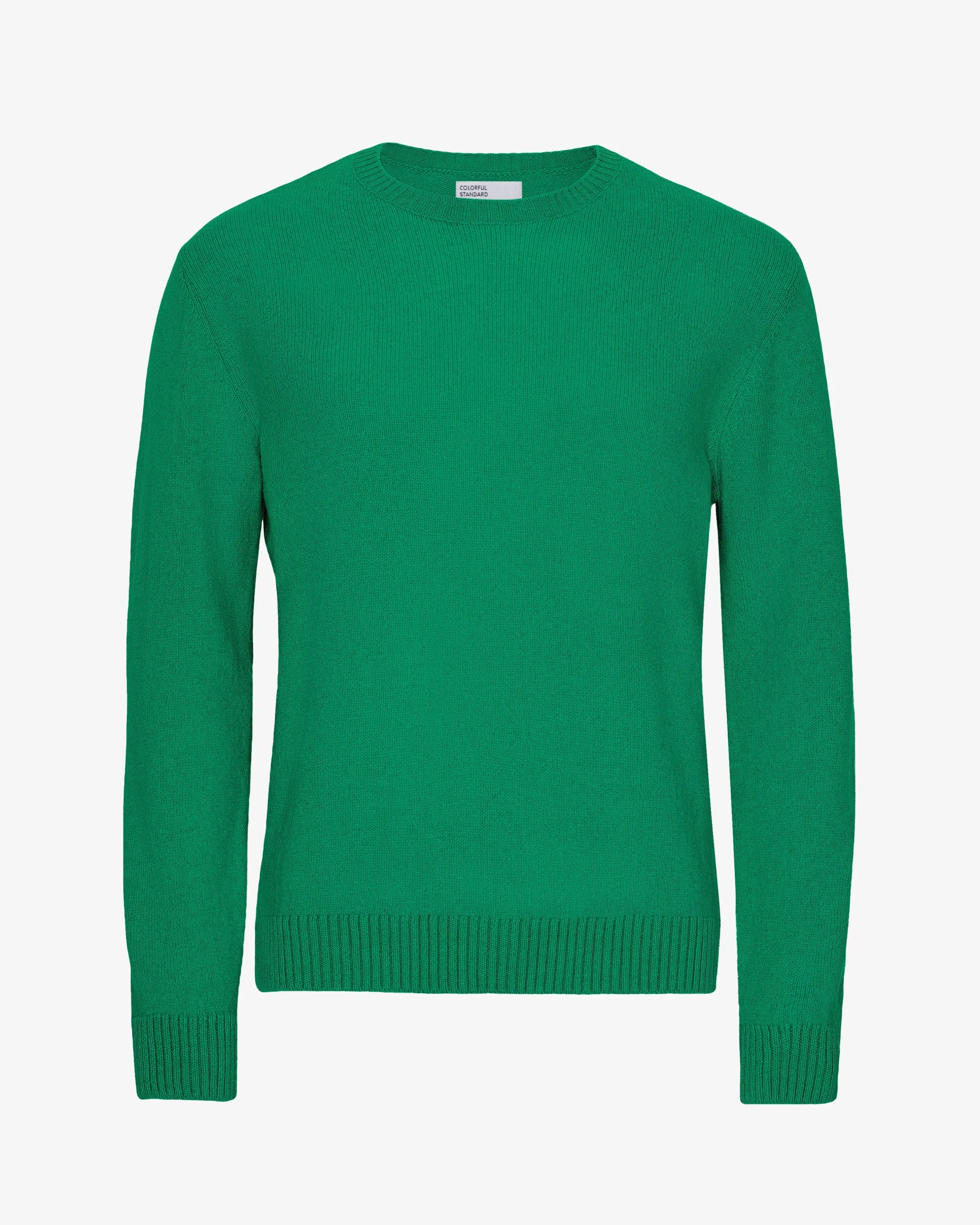 Classic Merino Wool Crew - Kelly Green