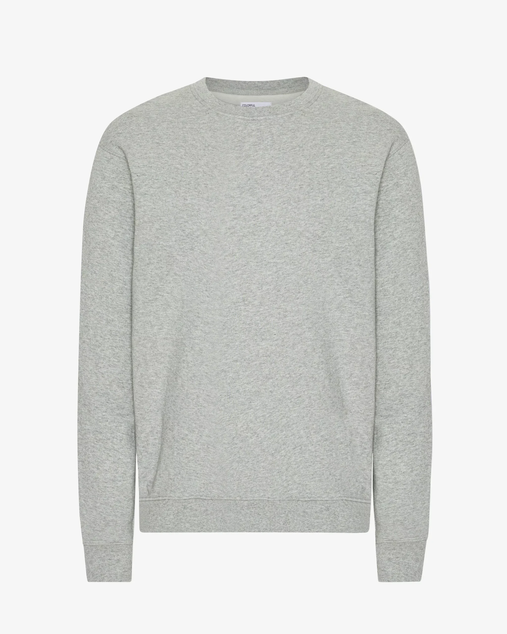 Classic Organic Crew - Heather Grey