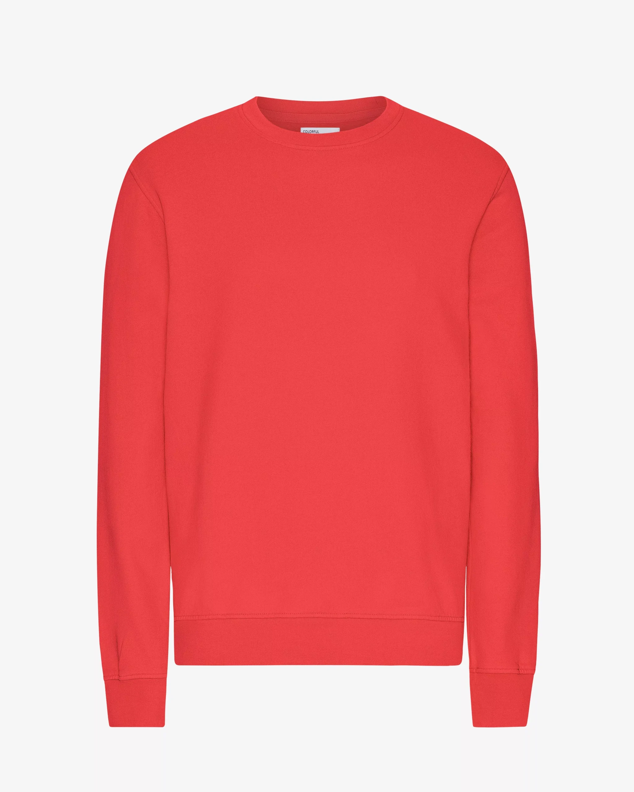 Classic Organic Crew - Red Tangerine