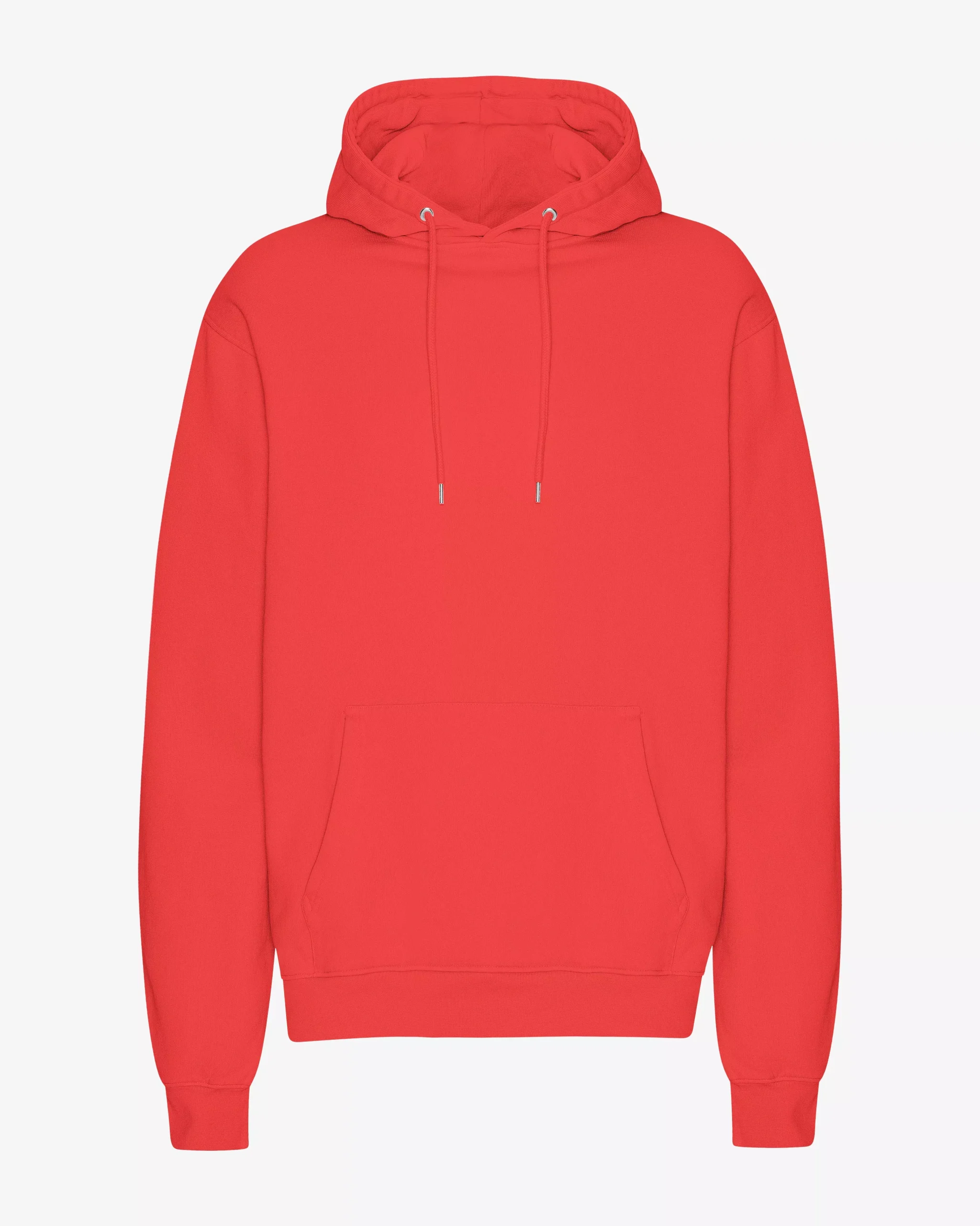 Classic Organic Hood - Red Tangerine