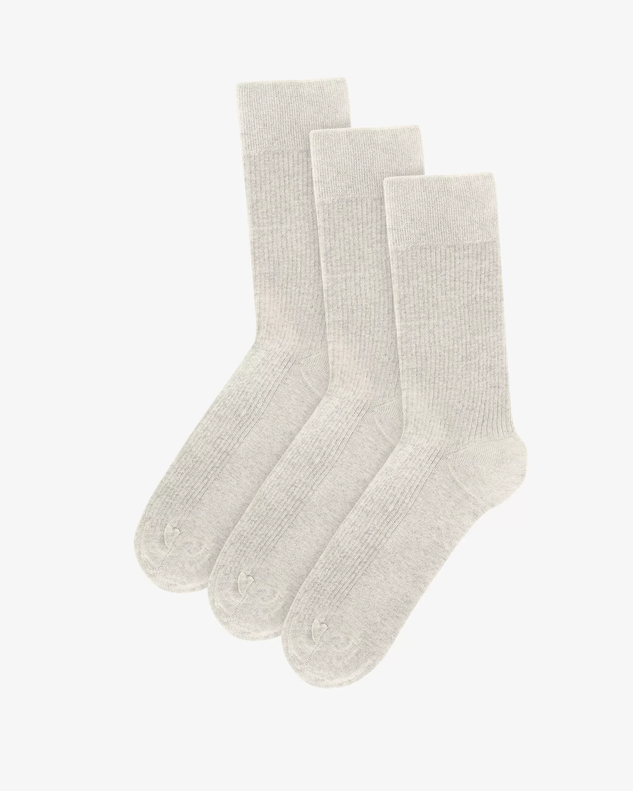 Classic Organic Sock - Ivory White (3-Pack)