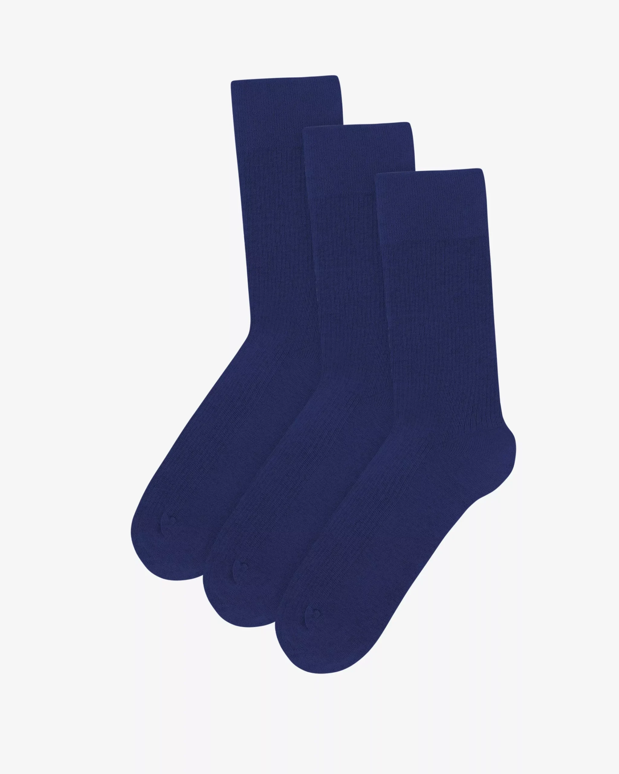 Classic Organic Sock - Marine Blue (3-Pack)