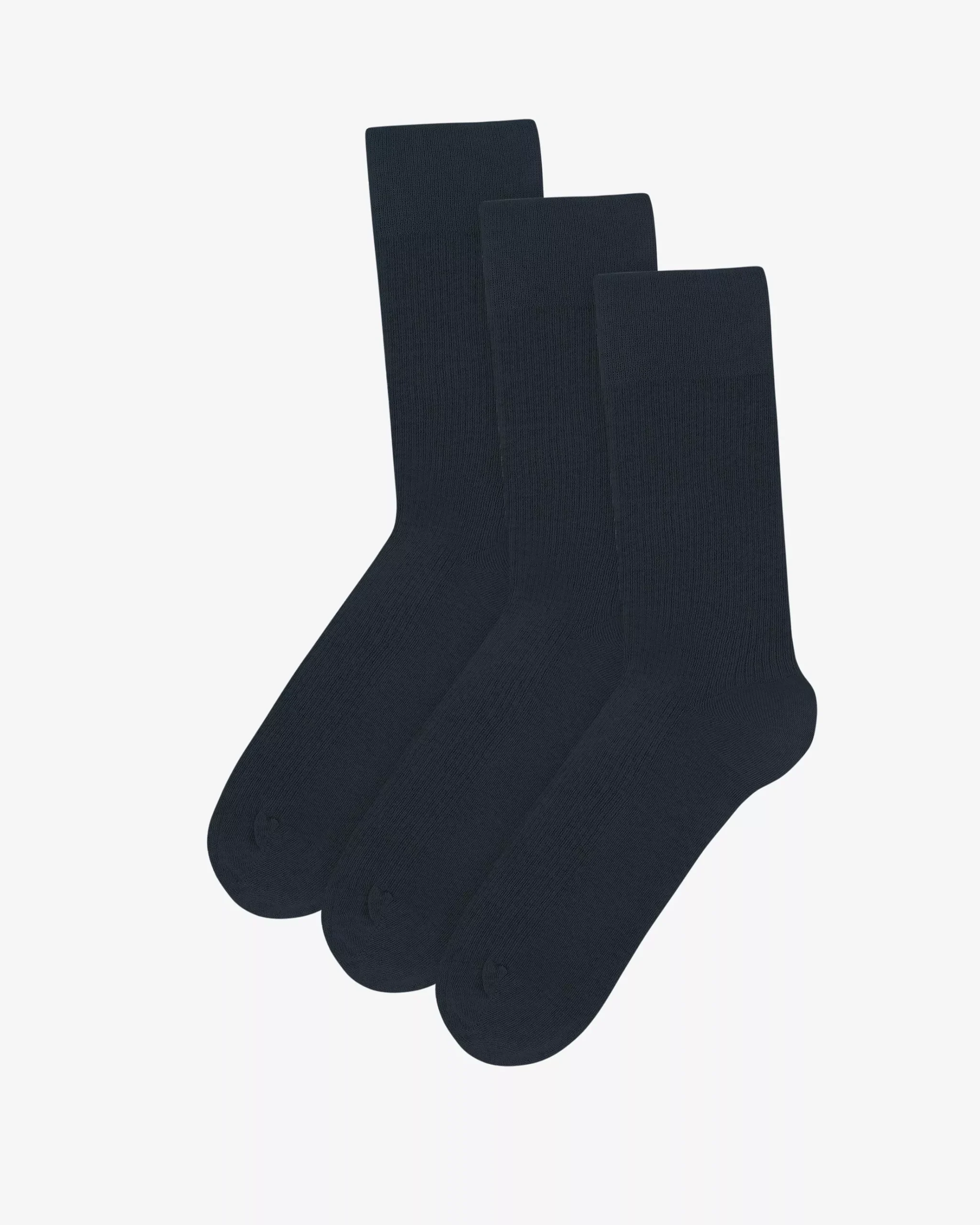 Classic Organic Sock - Navy Blue (3-Pack)