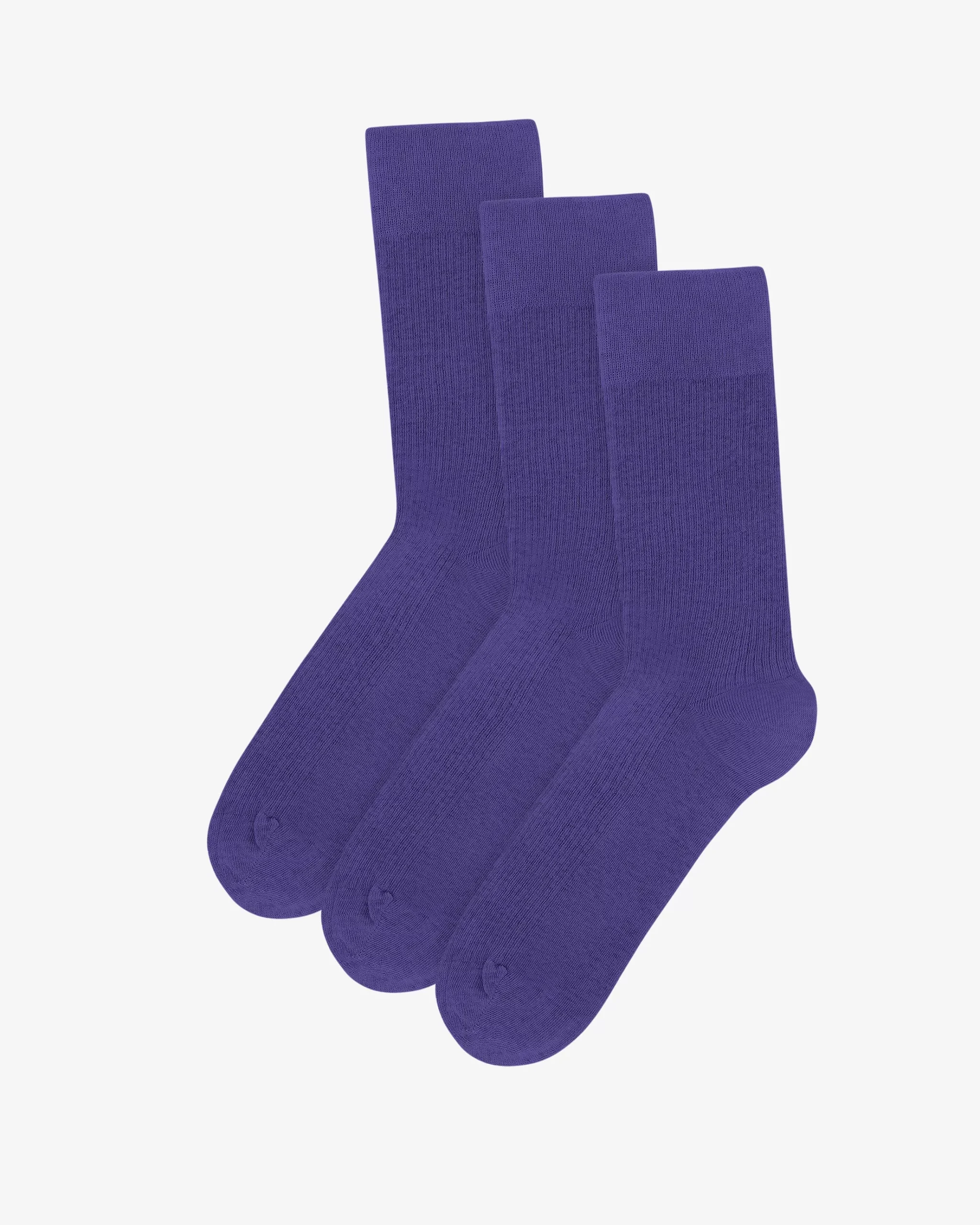 Classic Organic Sock - Ultra Violet (3-Pack)
