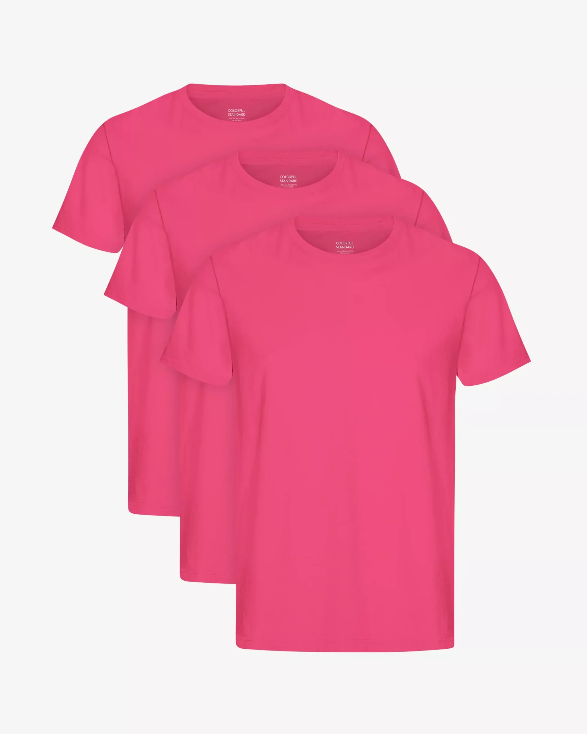 Classic Organic Tee - Bubblegum Pink (3-Pack)