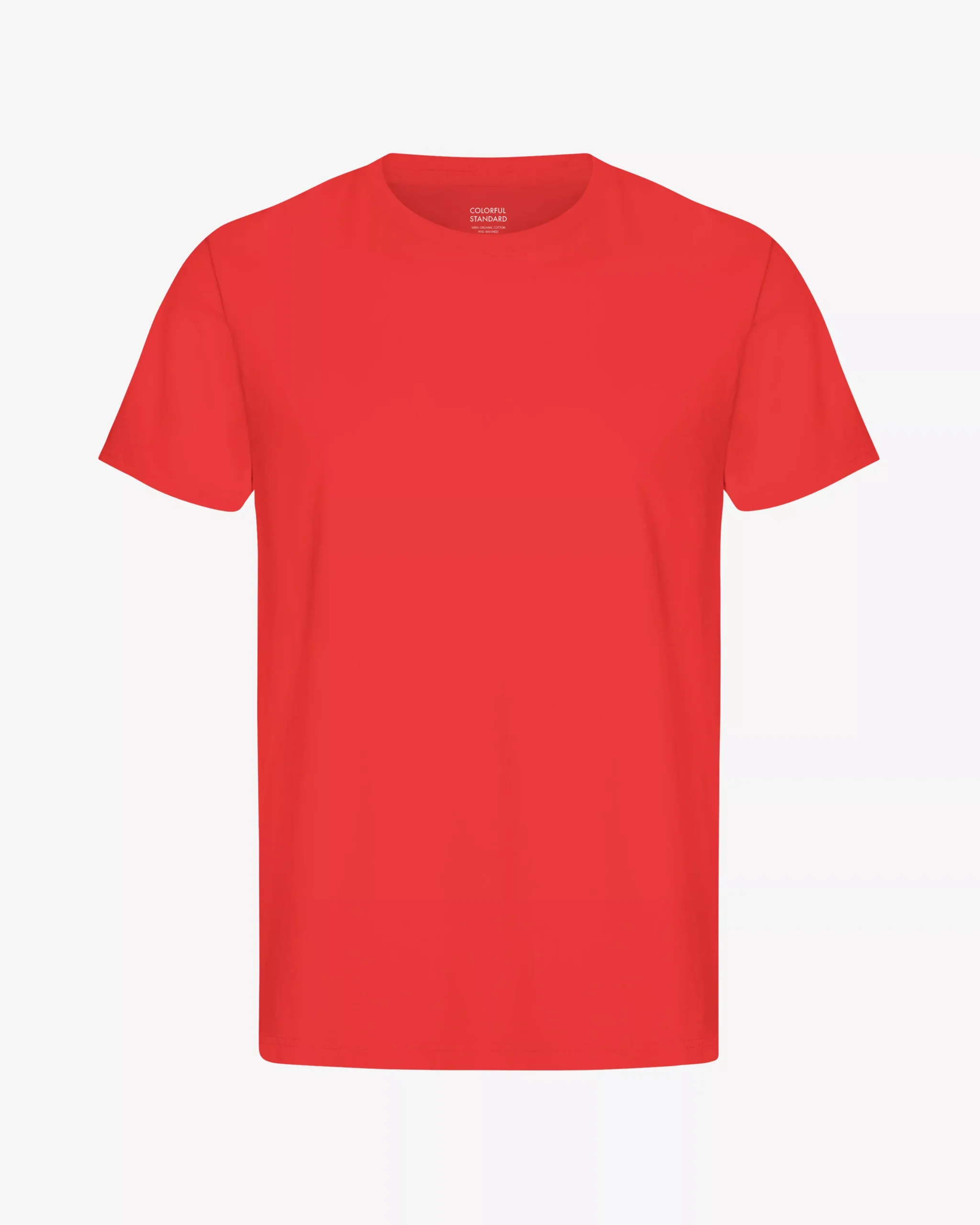Classic Organic Tee - Red Tangerine