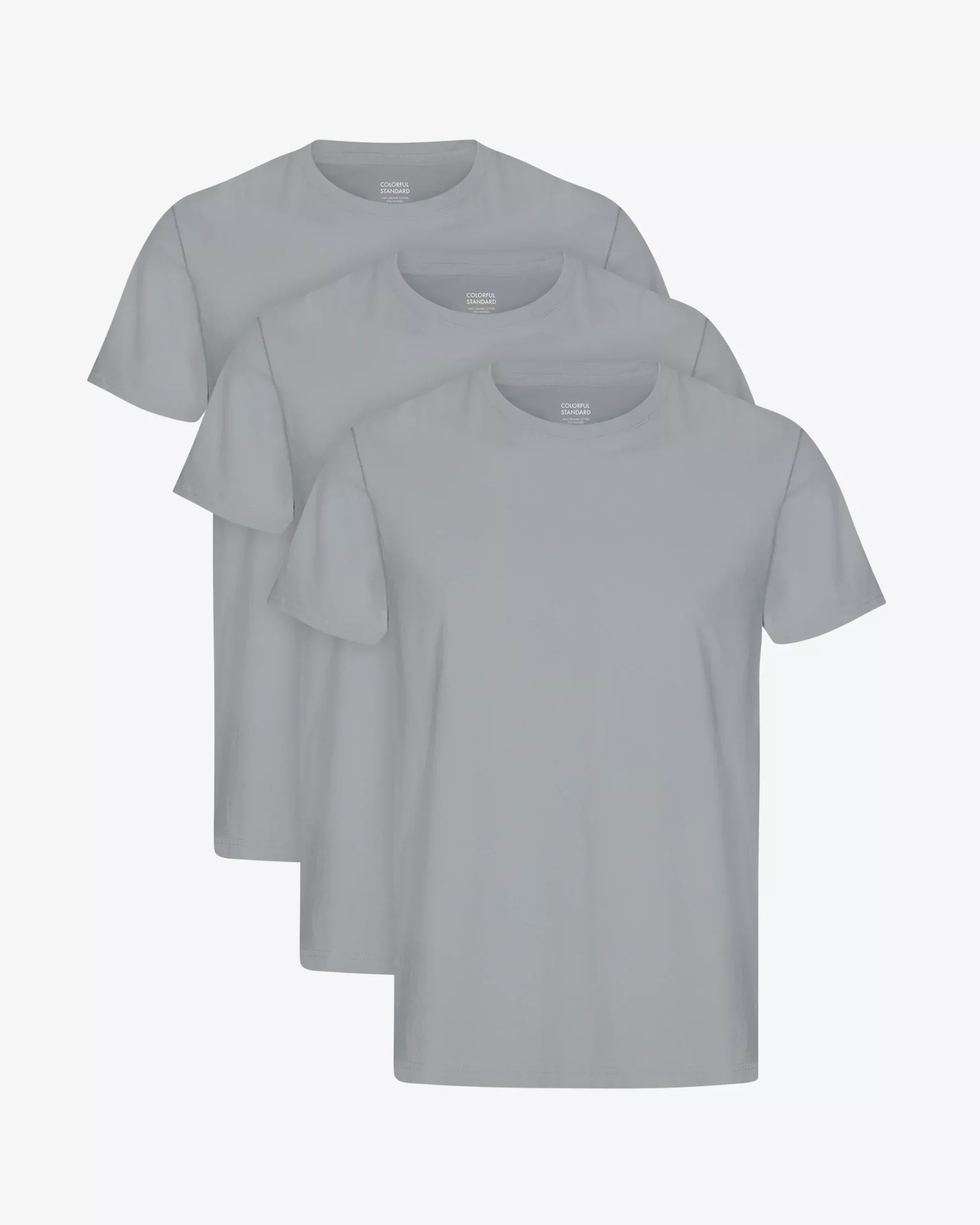 Classic Organic Tee - Steel Blue (3-Pack)
