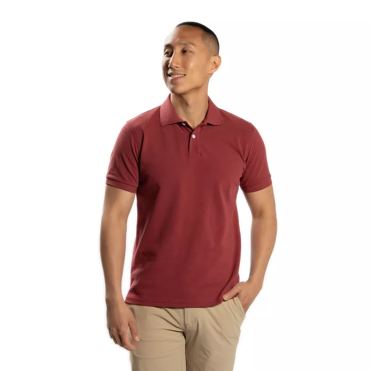 Classic Polo Shirt - Burgundy