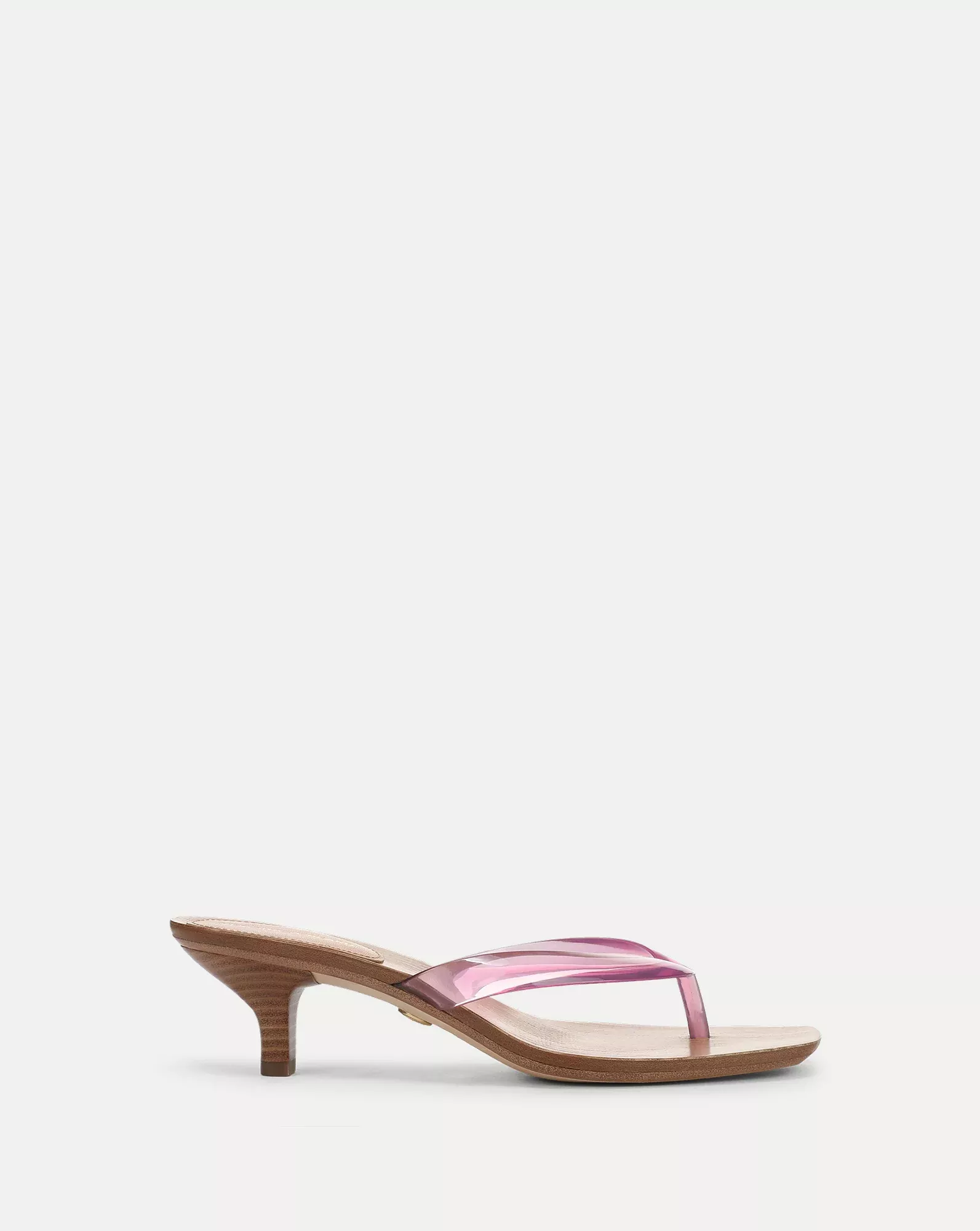 Clea Jelly Kitten-Heel Sandal