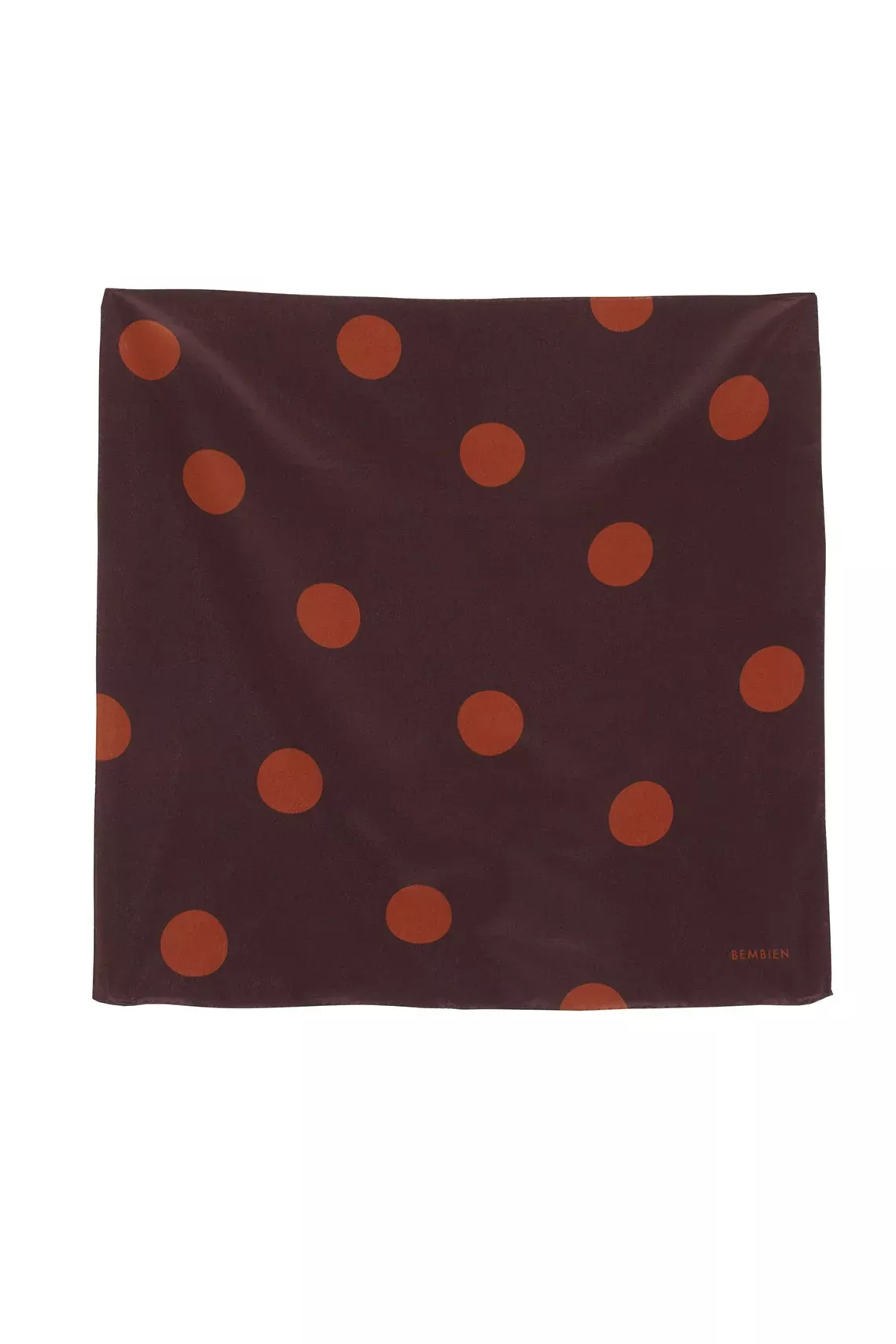 Cocoa Pois Scarf
