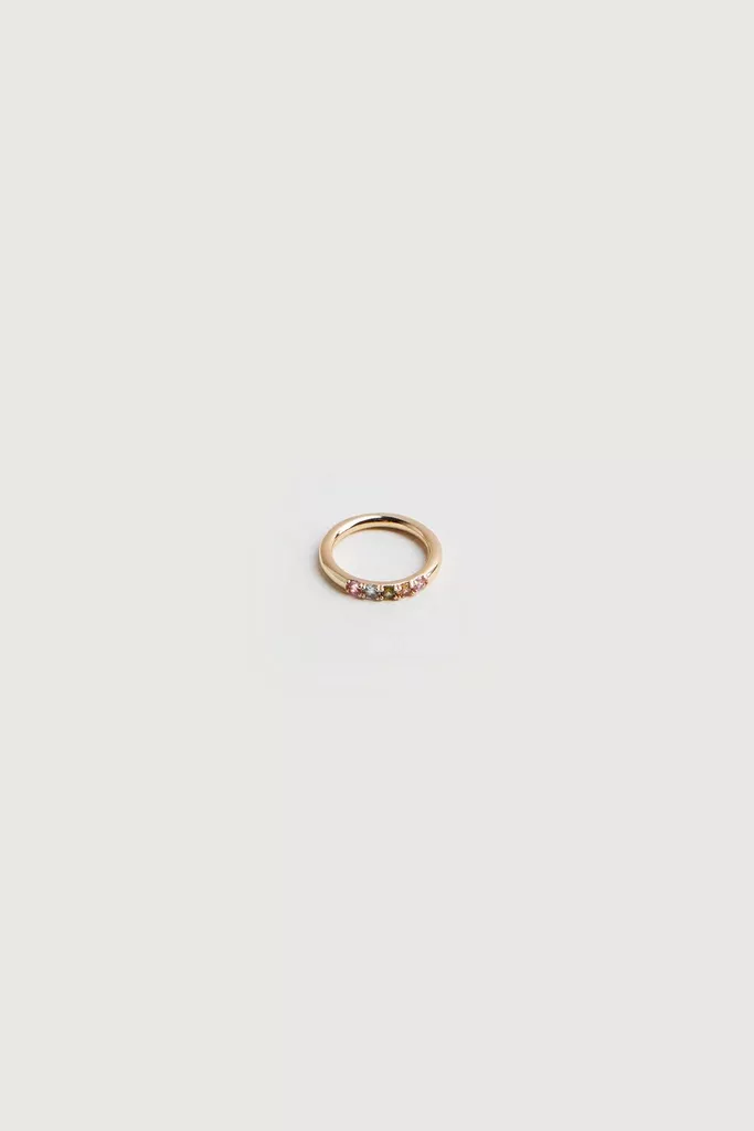 COLOURED ZIRCONIA RING